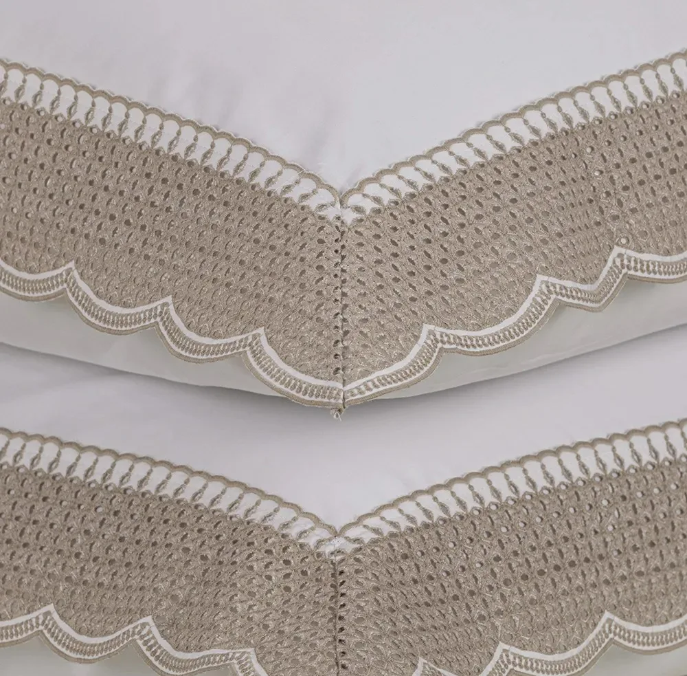 JOGO DE CAMA MARTORANA - BRANCO/LEGNO