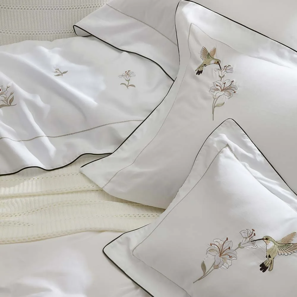 JOGO DE CAMA COLEÇÃO LE JARDIN - COLIBRI