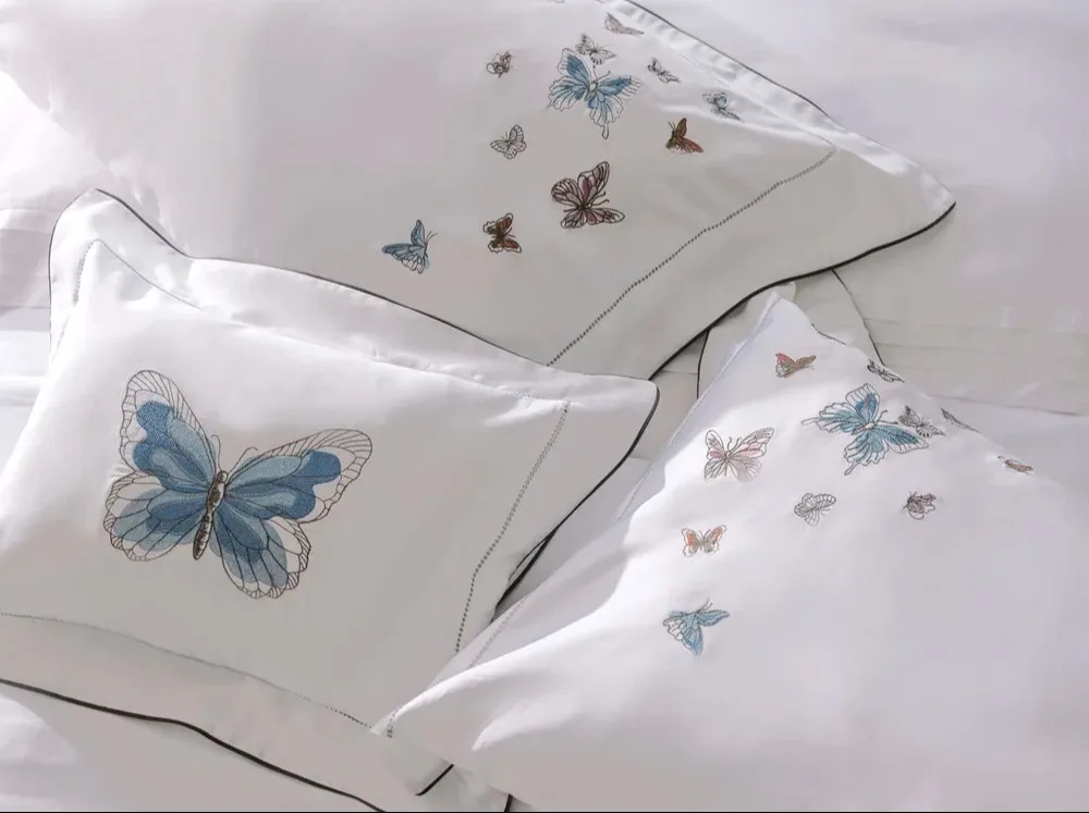 JOGO DE CAMA COLEÇÃO LE JARDIN - BORBOLETA