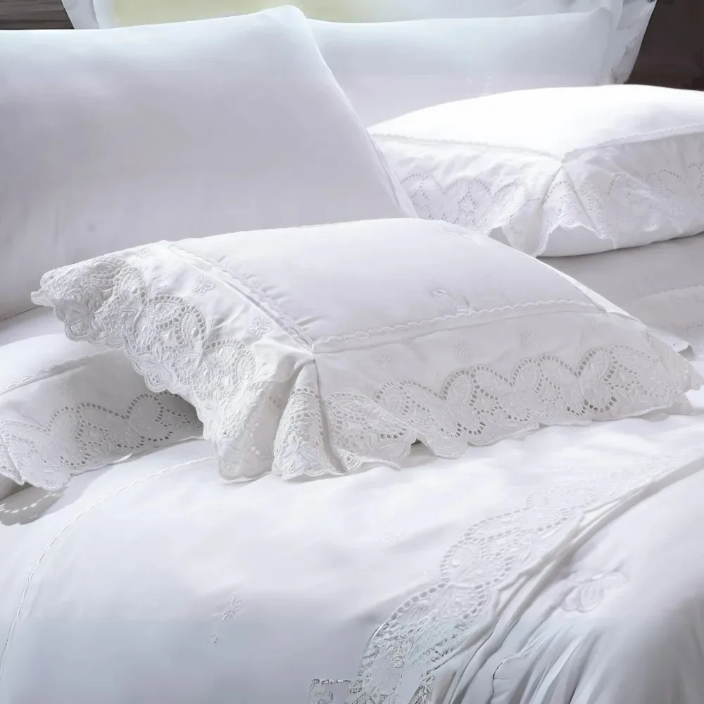 JOGO DE CAMA BUTTERFLY -  BRANCO