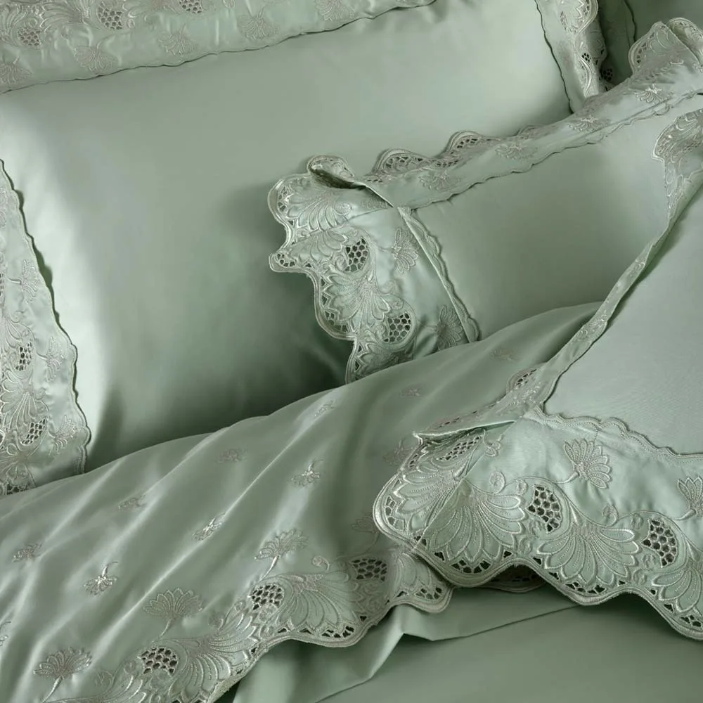 JOGO DE CAMA DIAMANTE - VERDE
