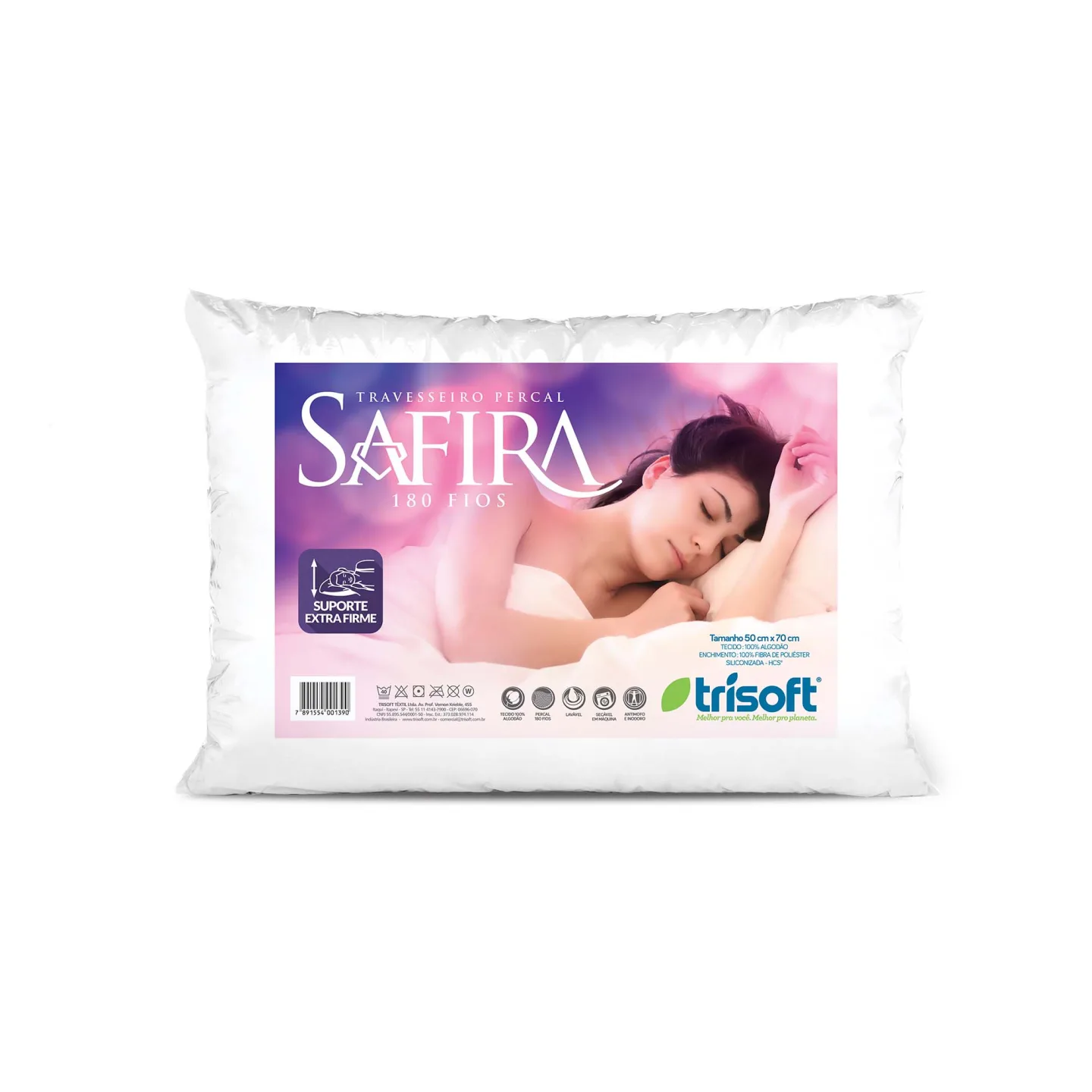 TRAVESSEIRO SAFIRA - 50X70