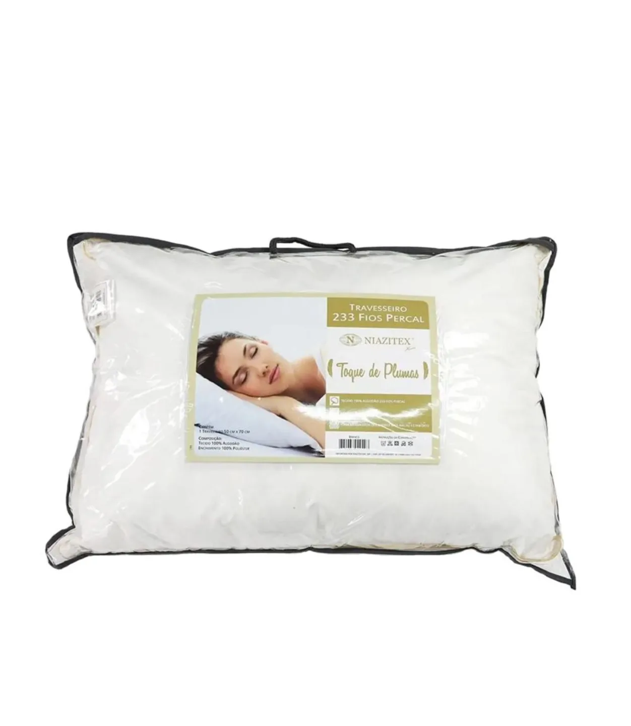 TRAVESSEIRO TOQUE DE PLUMA - 50X70 - NIAZITEX