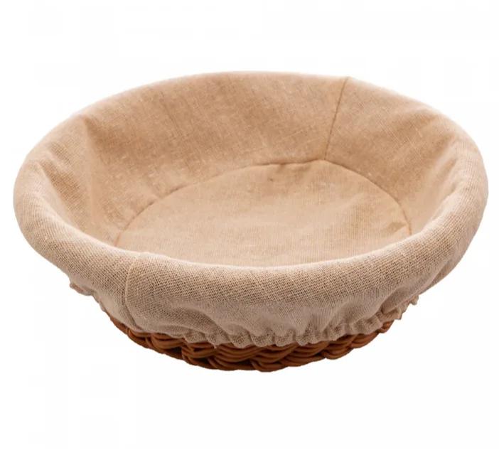 CESTO DE PÃO RATTAN
