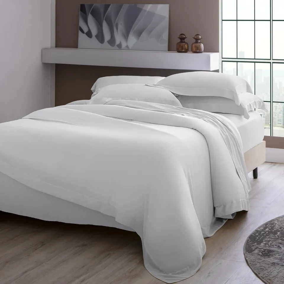 JOGO DE CAMA BAMBU BALI - BRANCO