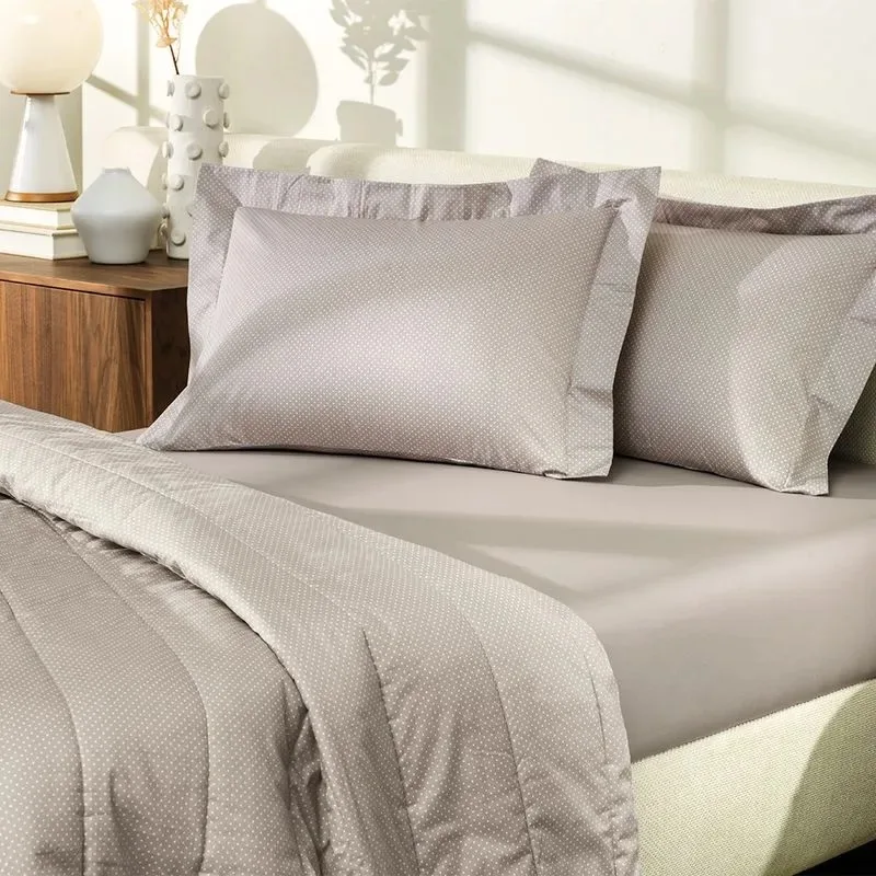 JOGO DE CAMA - INSPIRE CINZA