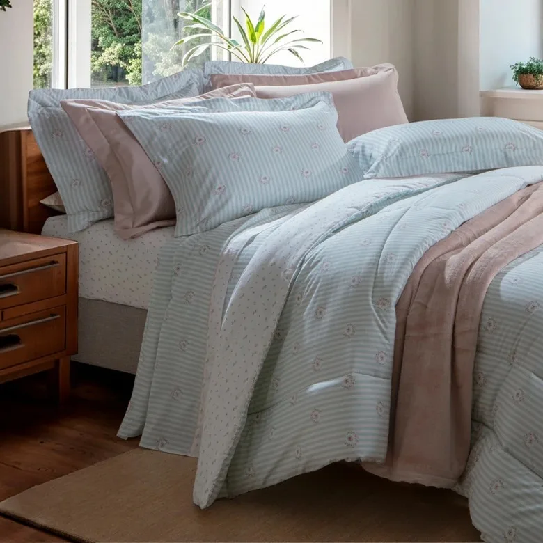 JOGO DE CAMA VINTAGE - PIVONE