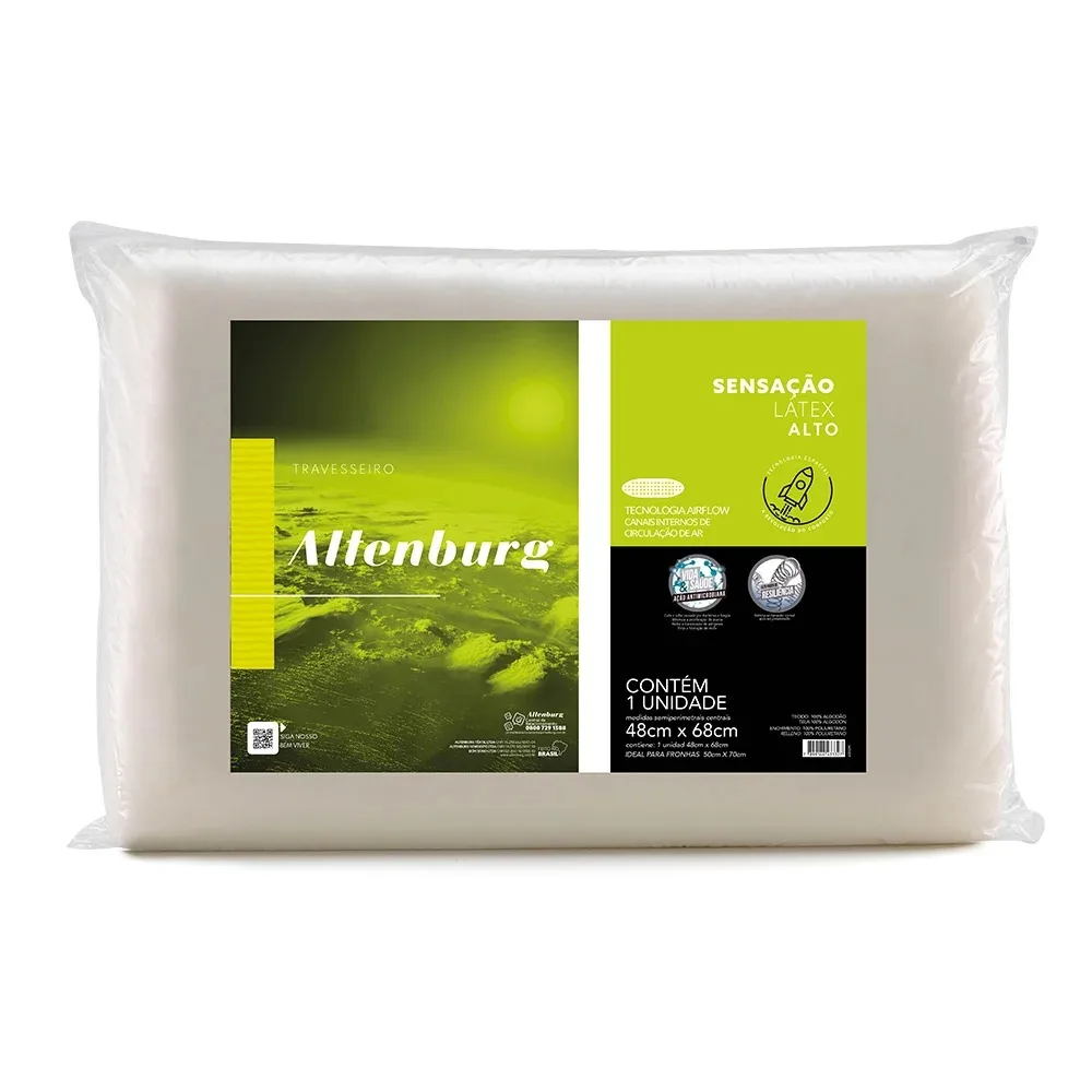 TRAVESSEIRO LATEX - 50X70