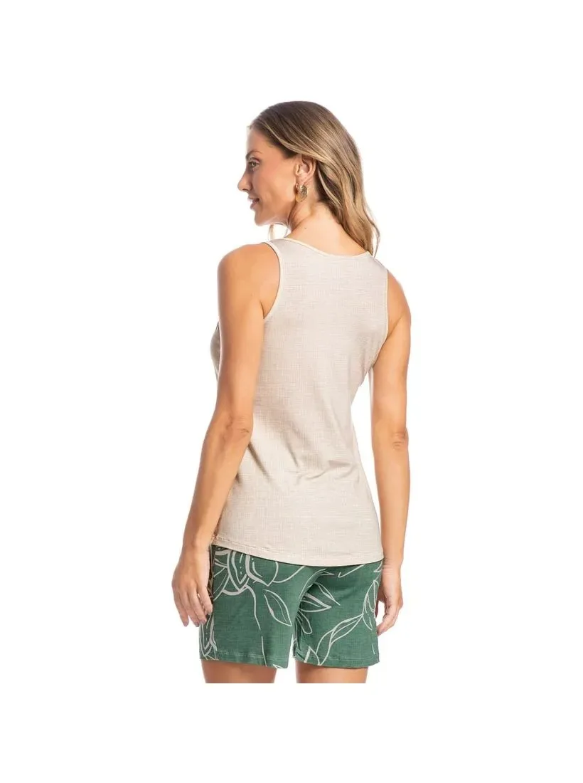 PIJAMA MAIARA SHORTÃO-  VERDE