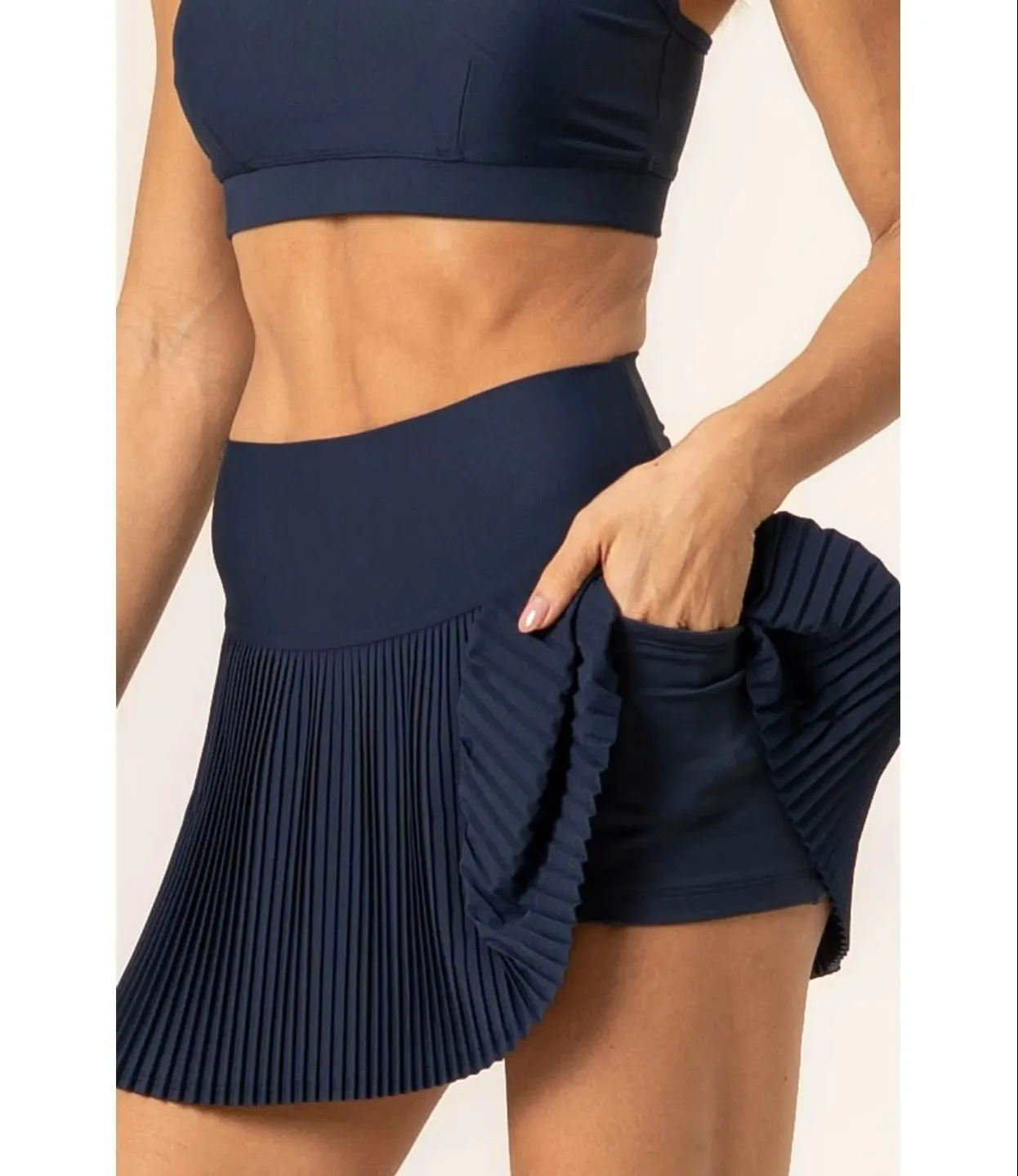 SHOR SAIA PLISSADO CARDIO