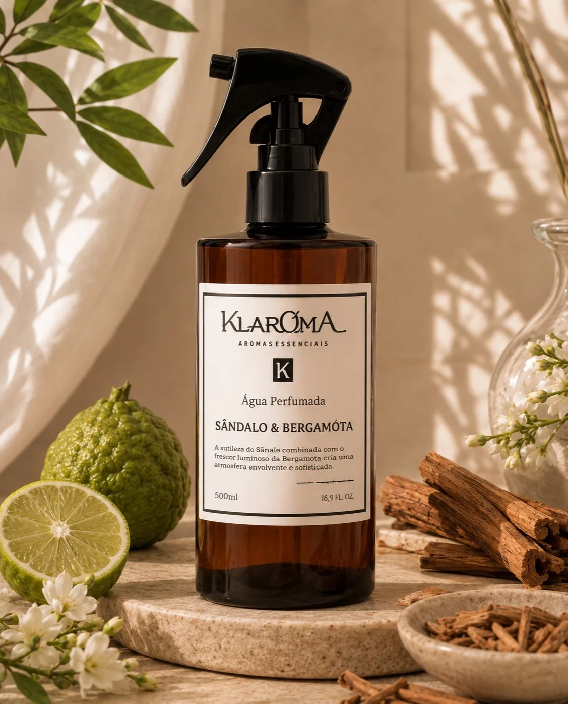 HOME SPRAY KLAROMA 150ML - SANDALO E BERGAMOTA