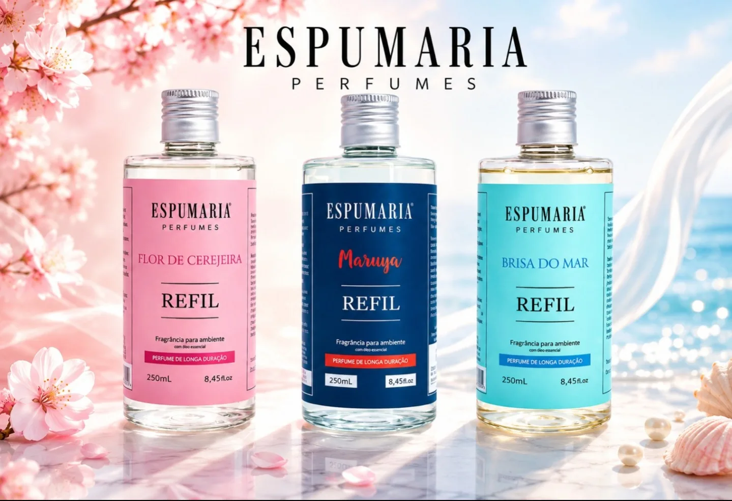 REFIL PERFUMADO PARA DIFUSOR DE AMBIENTES - 250ML