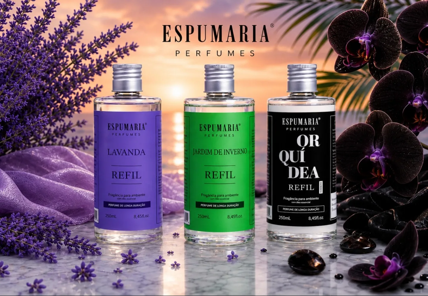 REFIL PERFUMADO PARA DIFUSOR DE AMBIENTES - 250ML