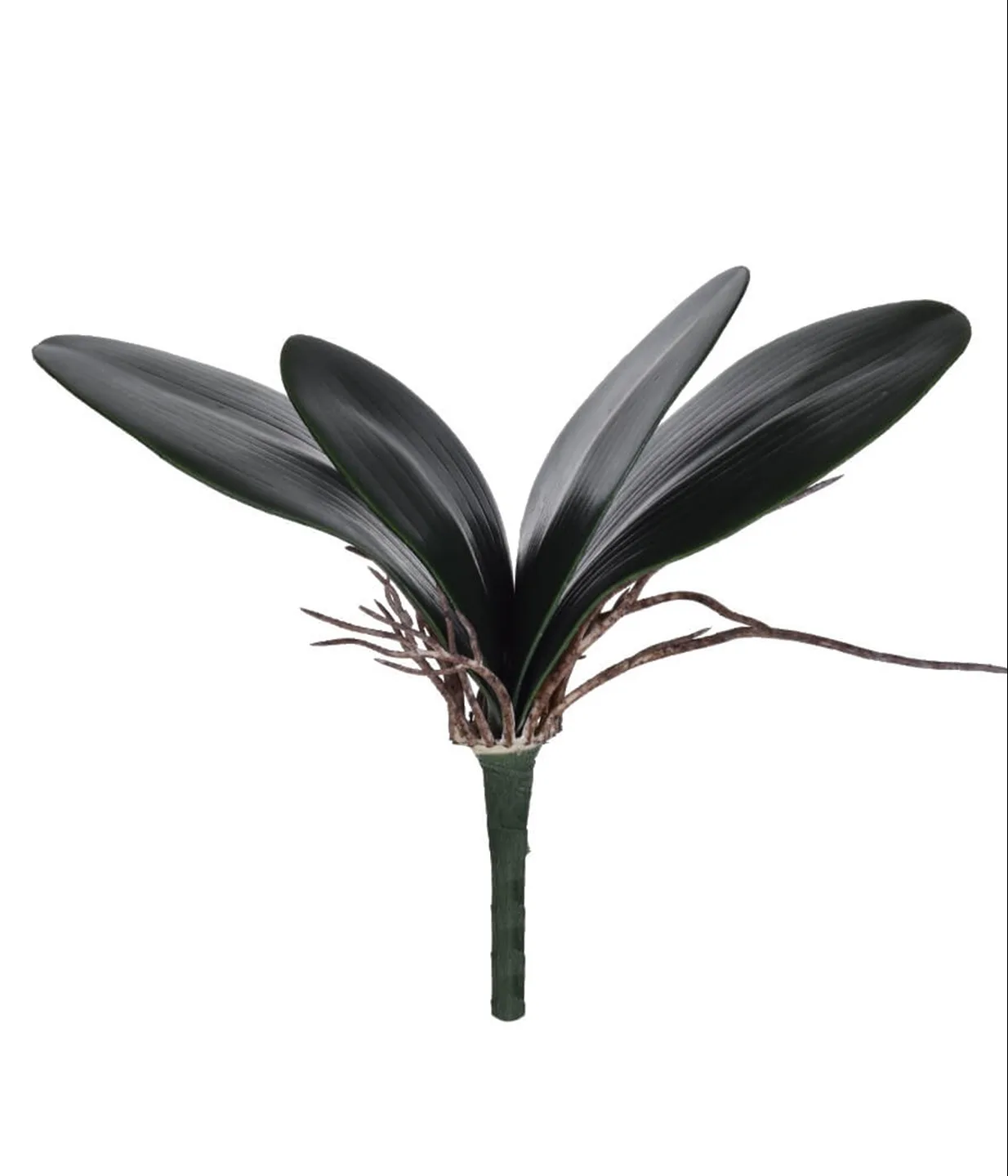 FOLHA DE ORQUIDEA VERDE ARTIFICIAL