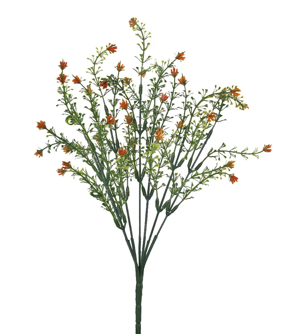 BUQUE MINI FLORES LARANJA ARTIFICIAL
