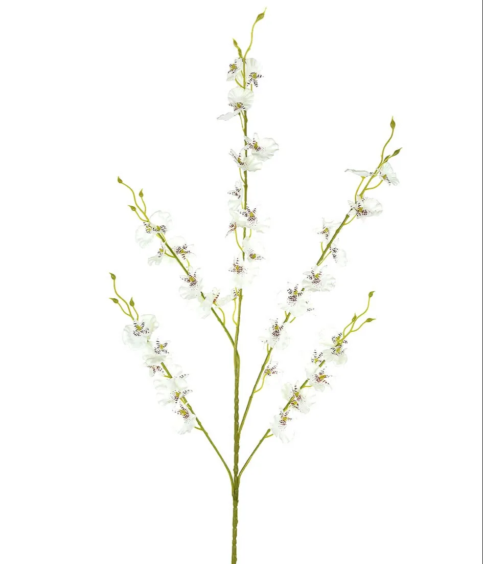 ORQUIDEA CHUVA DE OURO COR CREME ARTIFICIAL