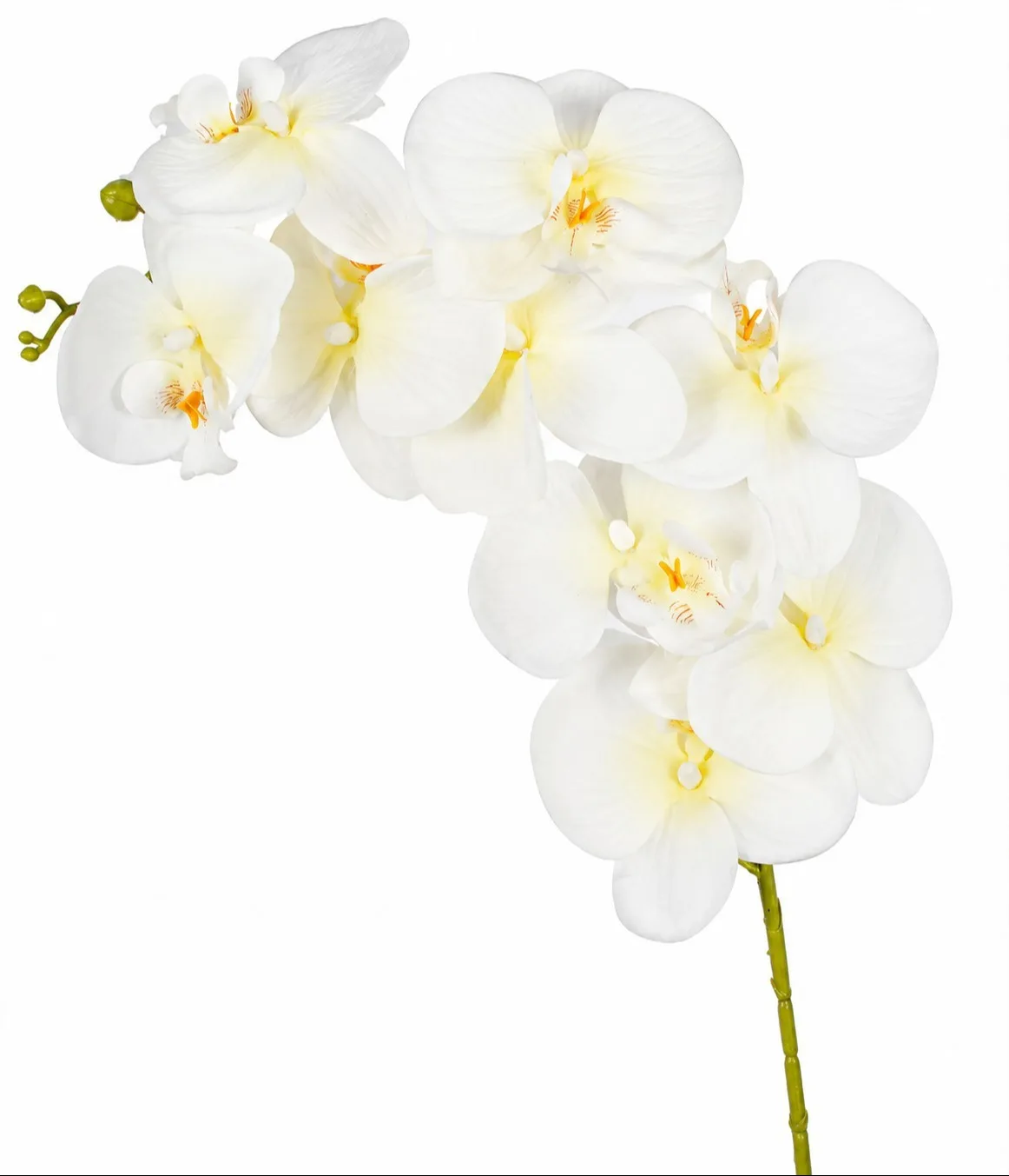 ORQUIDEA PHALAENOPSIS BRANCA ARTIFICIAL