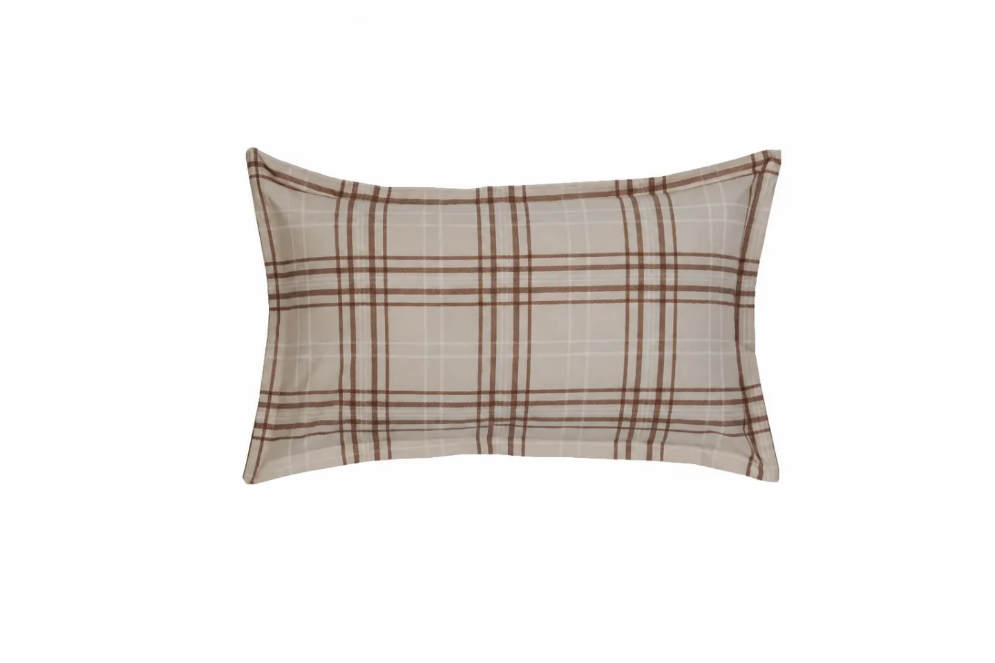 CAPA DE ALMOFADA BORDADA TARTAN