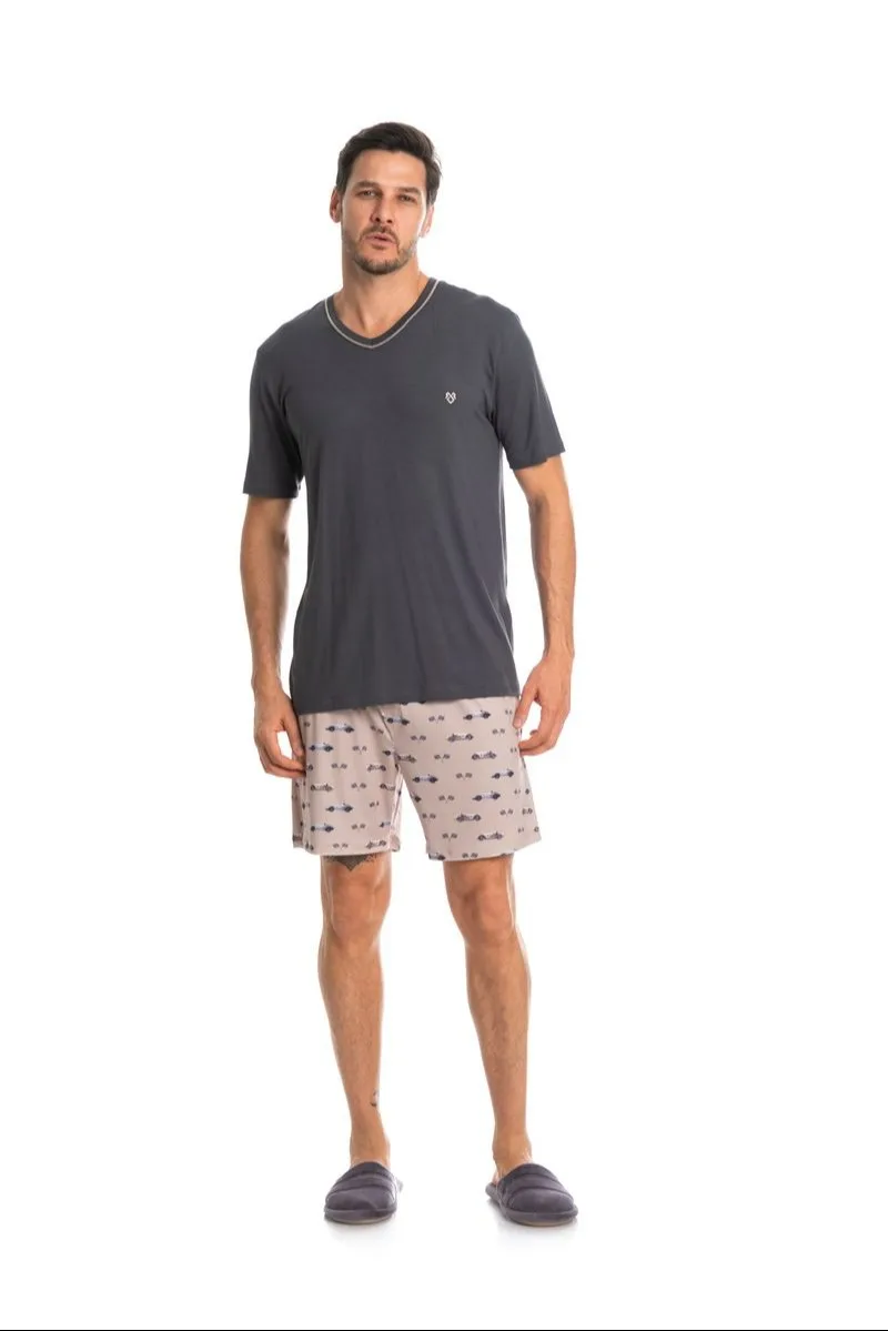 PIJAMA RACE CURTO
