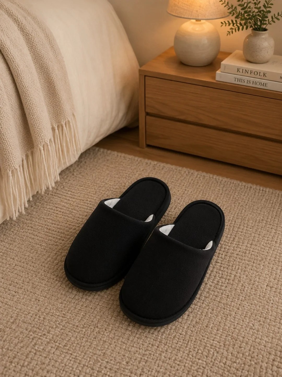PANTUFA FOR MAN PRETA