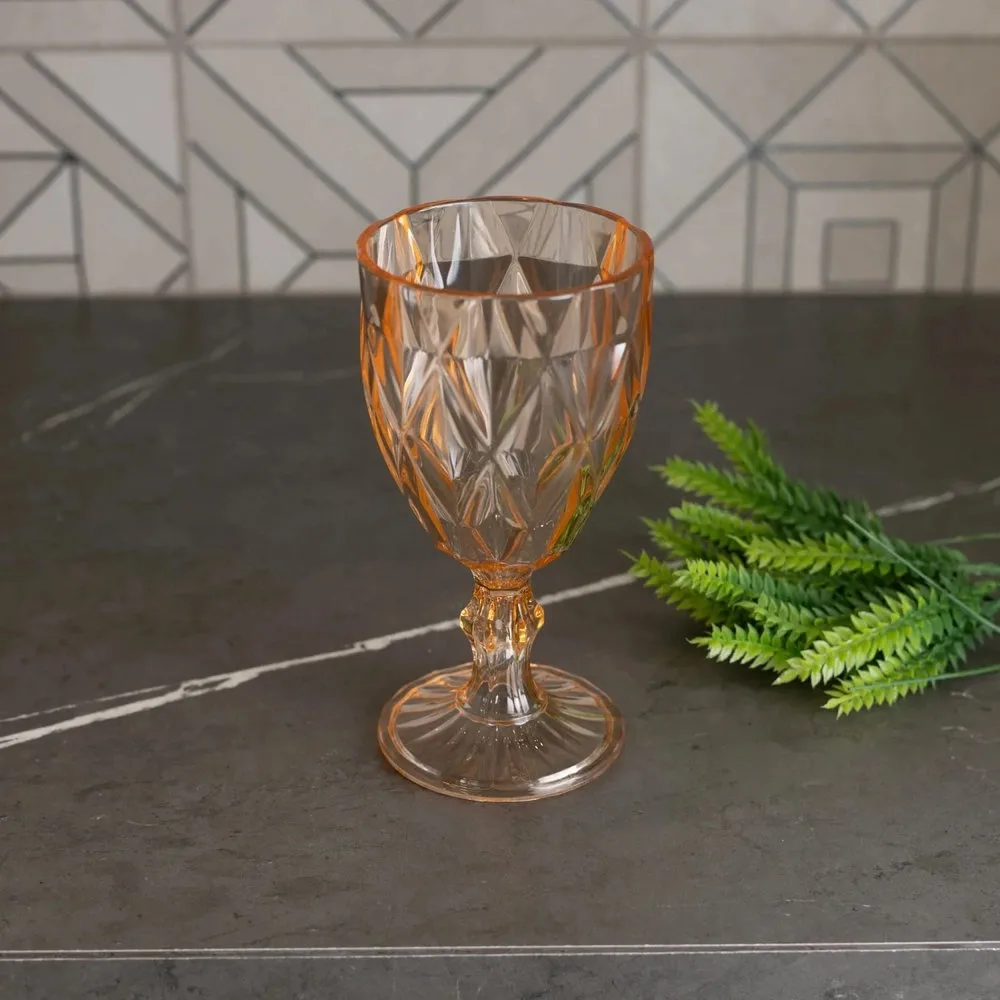 JOGO 6 TAÇAS PARA ÁGUA DIAMOND AMBAR