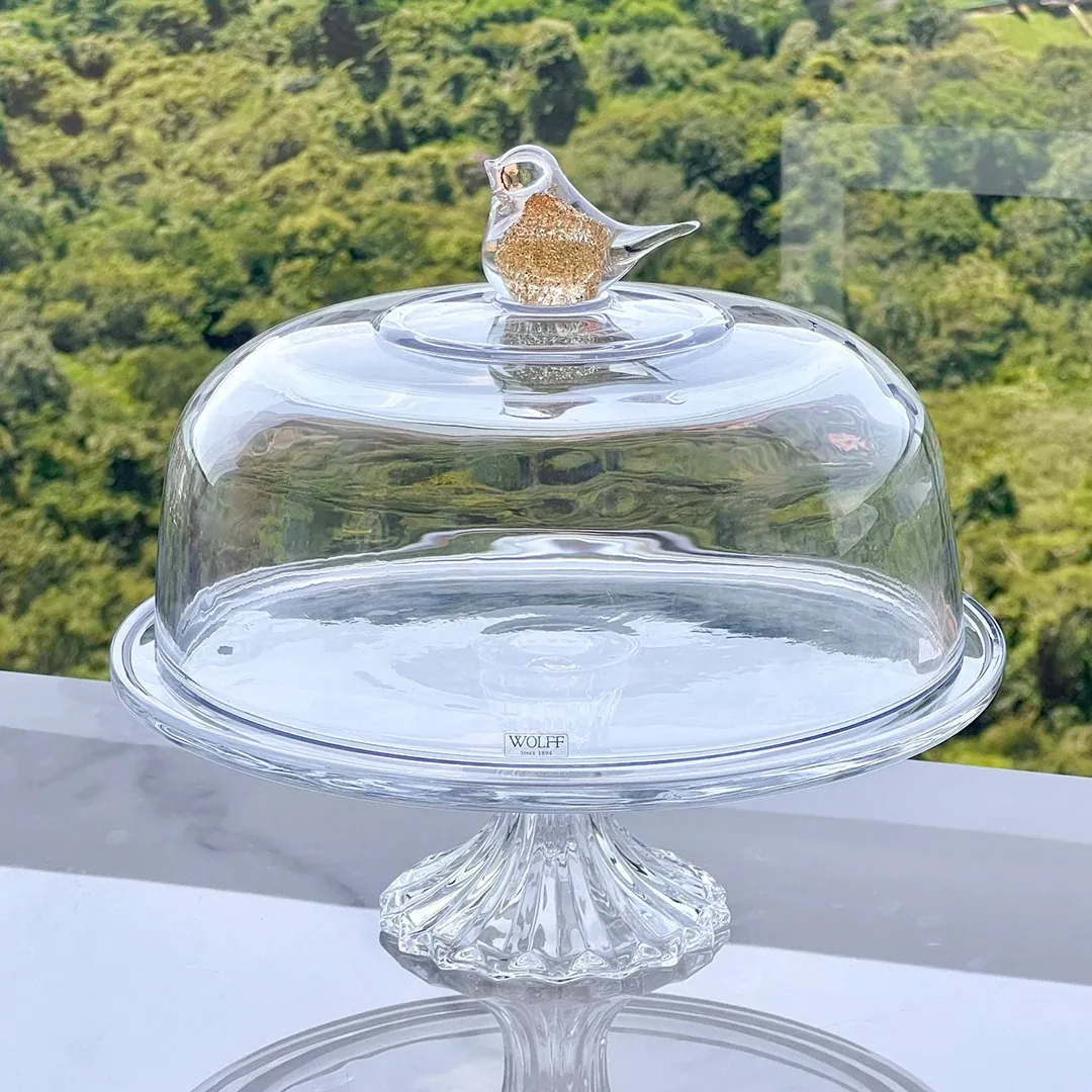 BOLEIRA COM PÉ BIRD