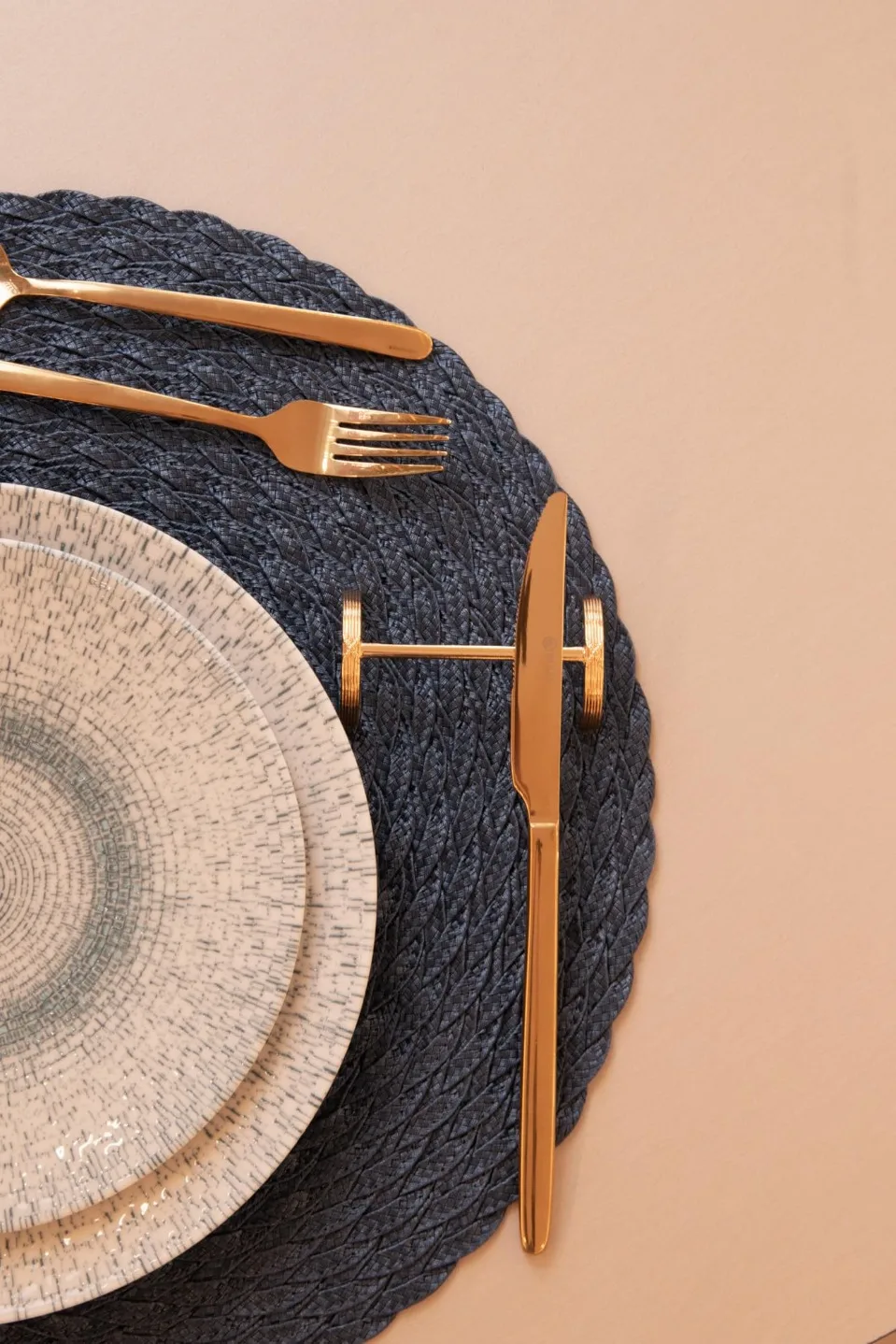 KIT 6 DESCANSO PARA TALHERES MAITÊ DOURADO