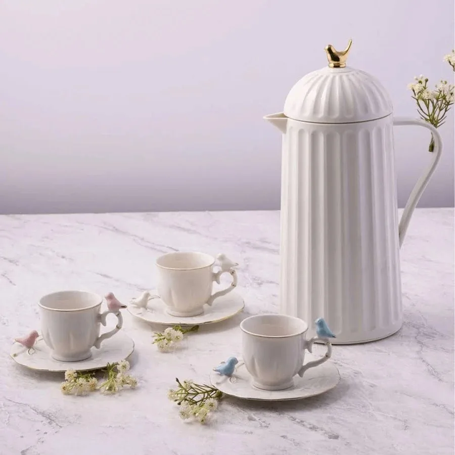 JOGO 6 XICARAS PARA CAFÉ LINHA BIRDS