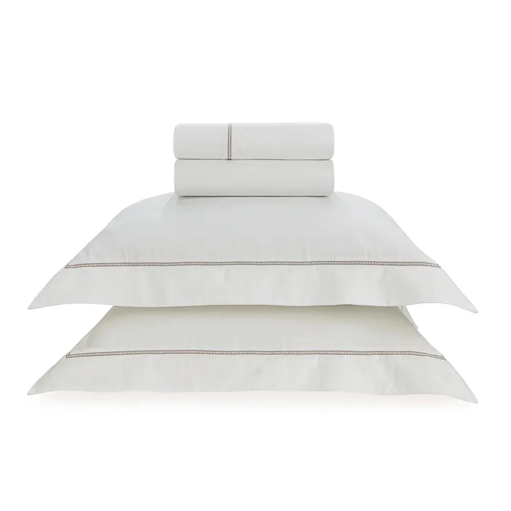 JOGO DE CAMA PORTELO - BRANCO/LEGNO