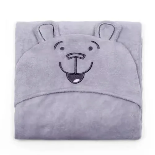 MANTA MICROFIBRA INFANTIL COM CAPUZ