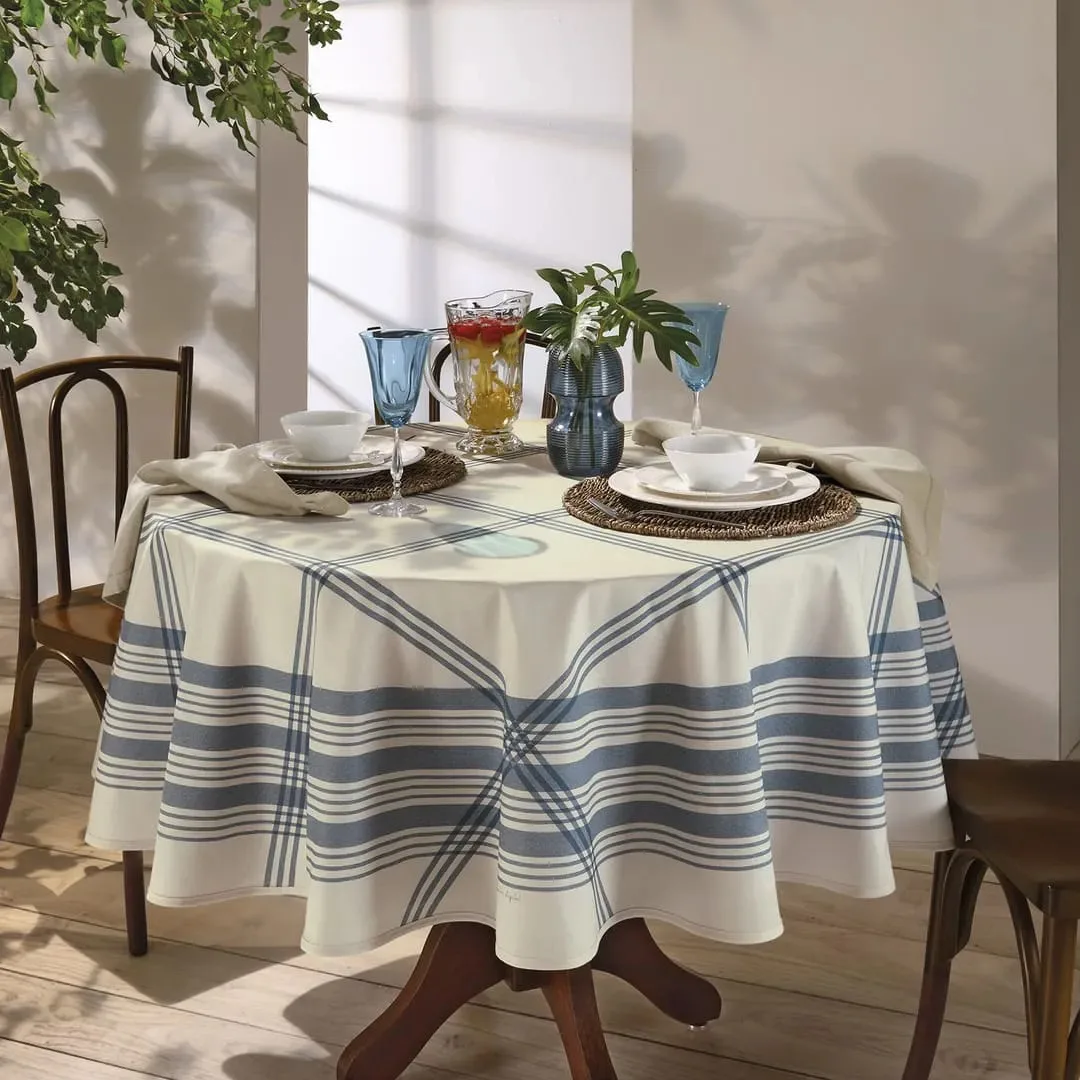 toalha de mesa redonda dohler clean