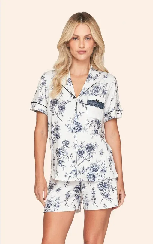 pijama americano blue garden
