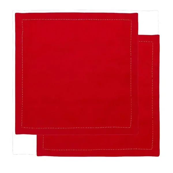 conjunto 4 guardanapos momentos vermelho
