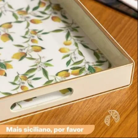 bandeja limão siciliano