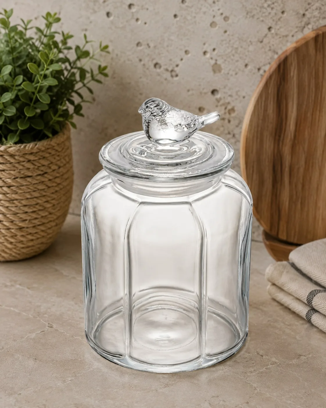 pote bird transparente 1,5L