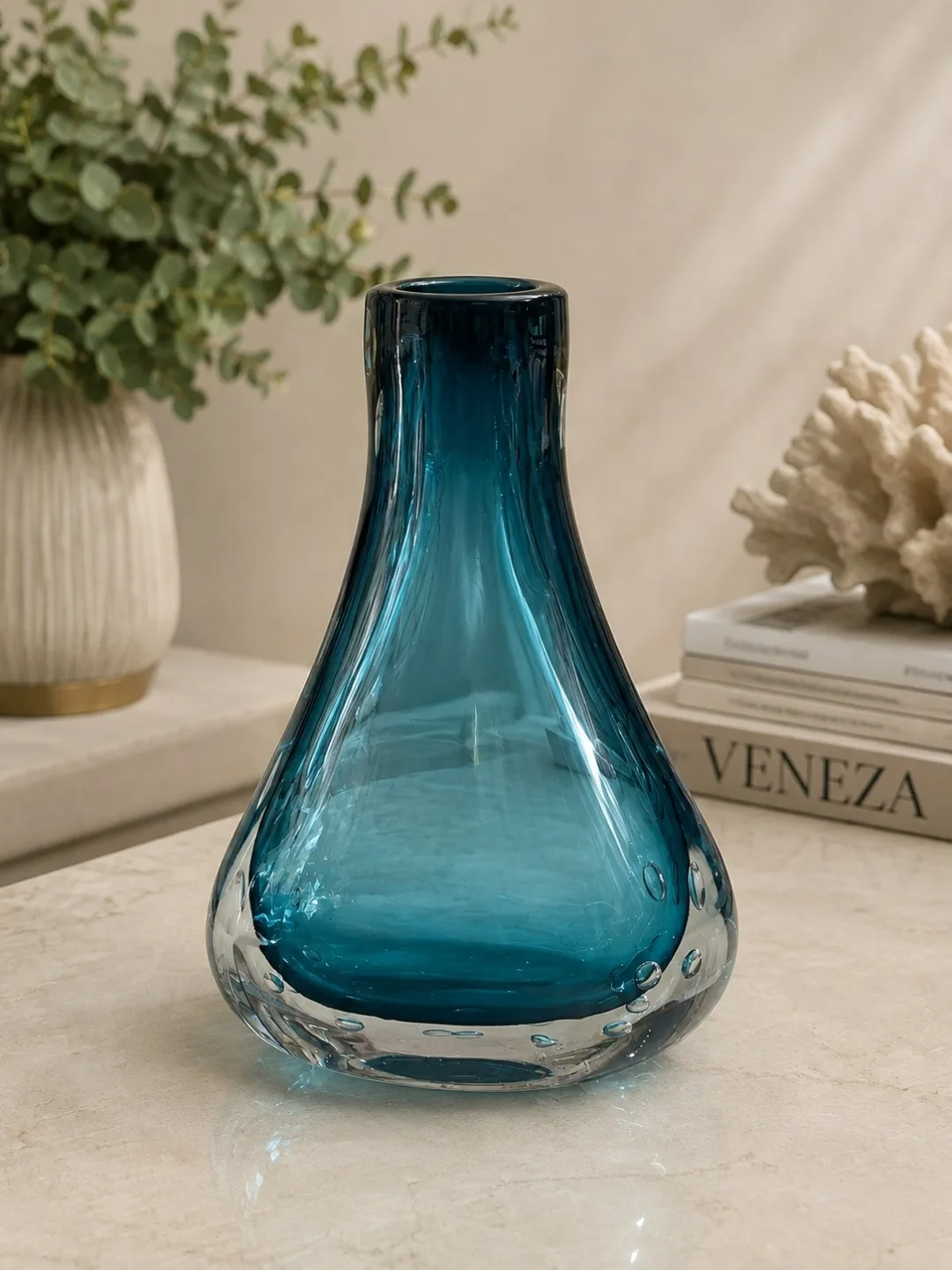 VASO MURANO AZUL