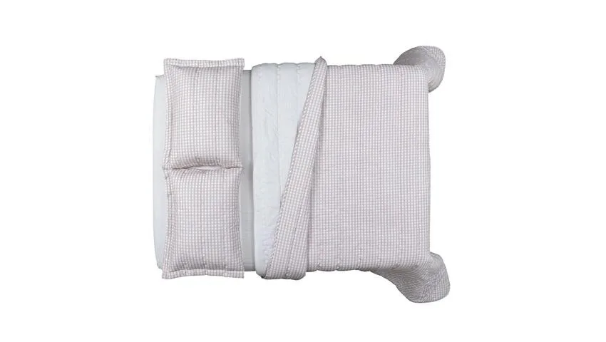 COLCHA VICHY ROSA 200 FIOS