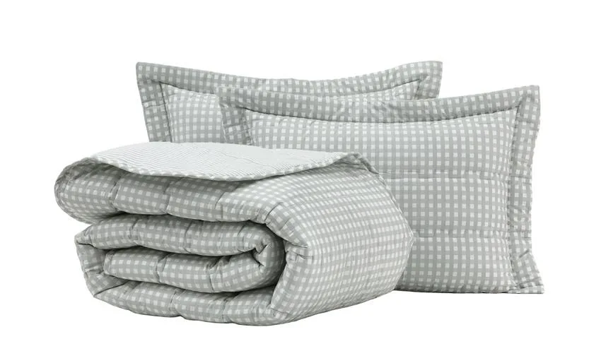 COLCHA VICHY VERDE 200 FIOS