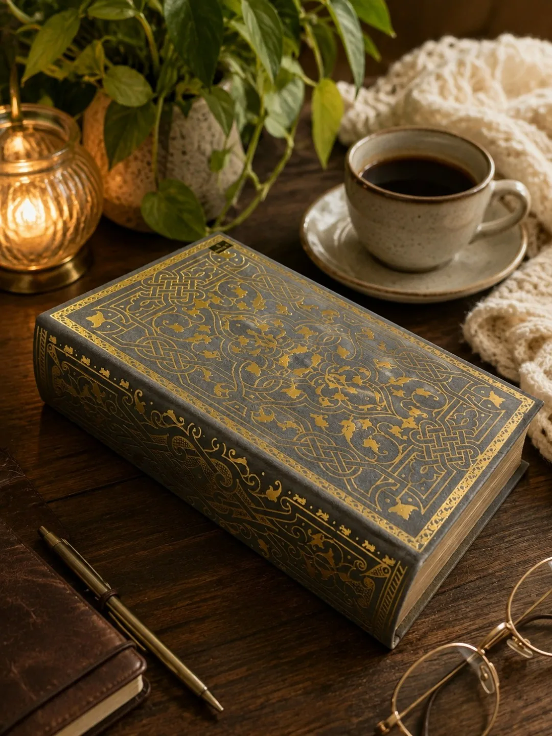 CAIXA LIVRO ARABESCOS