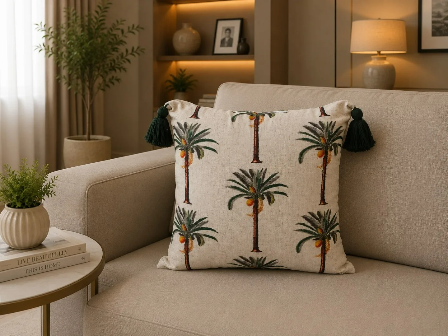 ALMOFADAS DECORATIVAS COQUEIROS
