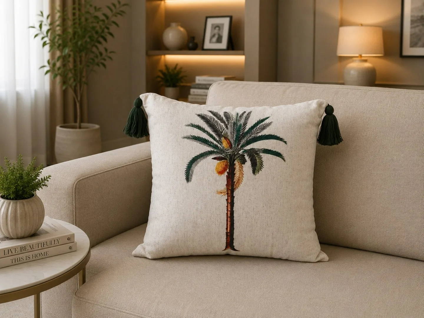 ALMOFADAS DECORATIVAS COQUEIROS