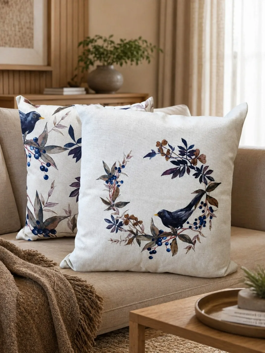 ALMOFADAS DECORATIVAS BLUEBERRYS
