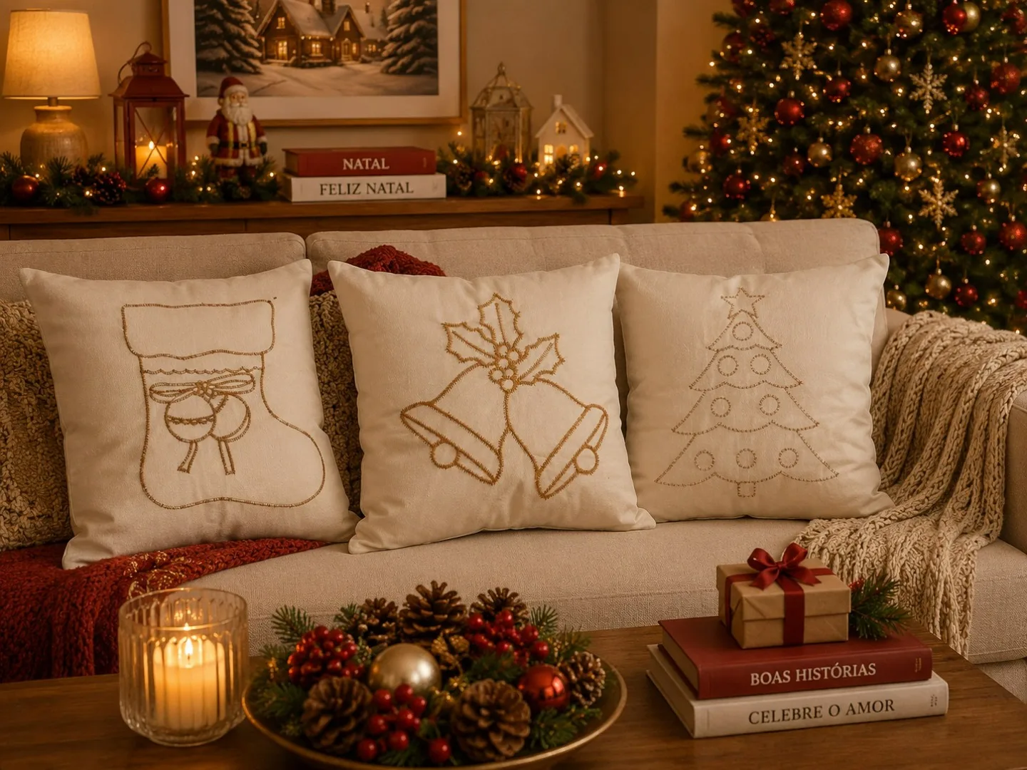 ALMOFADAS DECORATIVAS NATALINAS