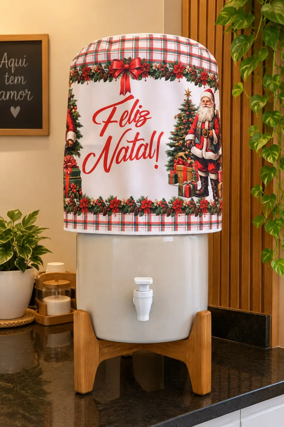 CAPA DE GALÃO NATALINA - PAPAI NOEL