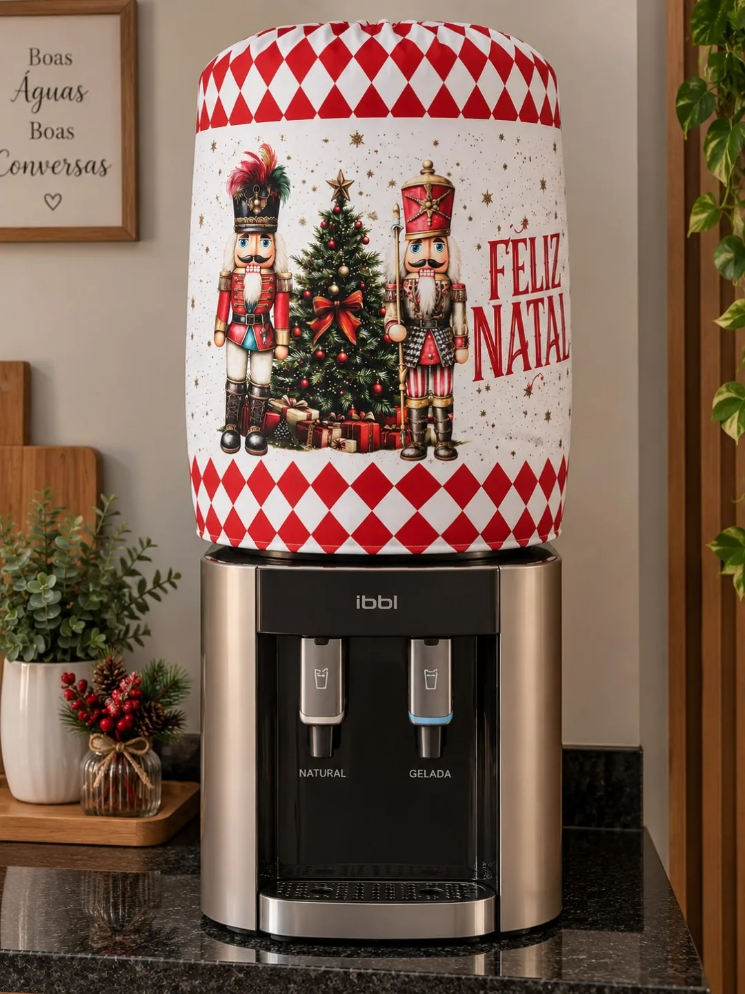 CAPA DE GALÃO 20L - NATAL QUEBRA NOZES