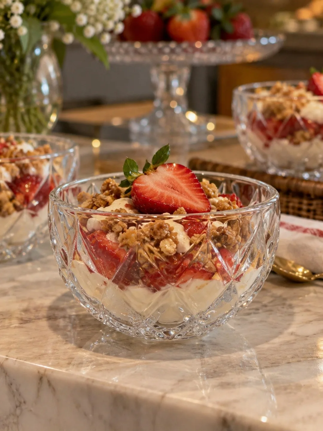 JOGO 6 BOWLS DE SOBREMESA LUXE