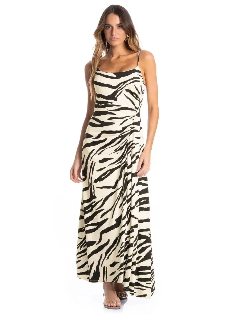 VESTIDO RIVIERA FRANZIDO CRU